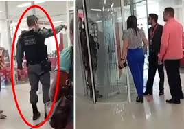 PM do Maranhão investiga ação de policial que tentou  entrar em agência bancária com pistola e fuzil em Teresina; ele ameaçou  prender o gerente